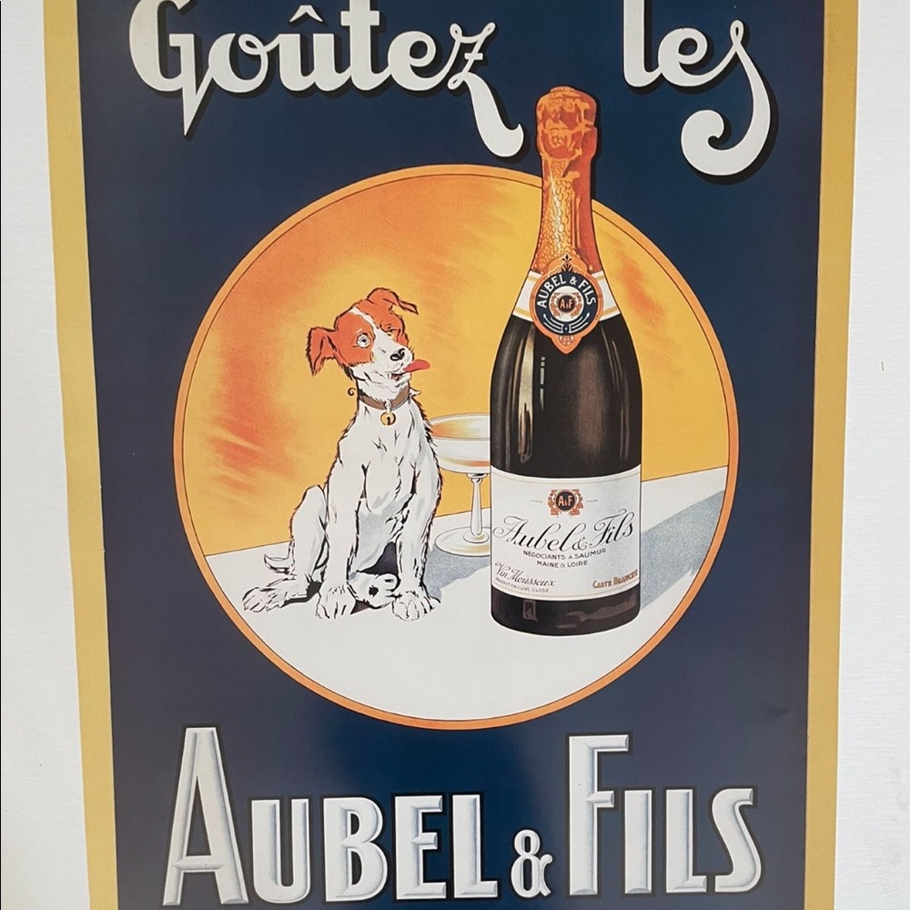 Vintage Wine Poster